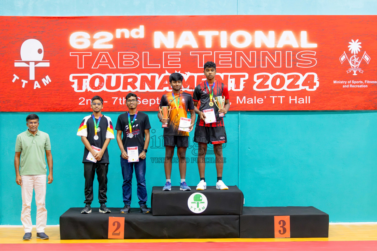 Finals of National Table Tennis Tournament 2024 was held at Male' TT Hall on Friday, 6th September 2024. 
Photos: Abdulla Abeed / images.mv