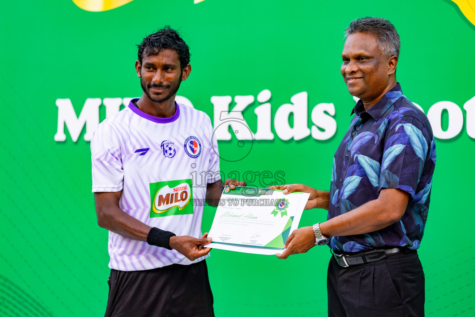 Day 2 of MILO Kids Football Fiesta was held at National Stadium in Male', Maldives on Saturday, 24th February 2024.