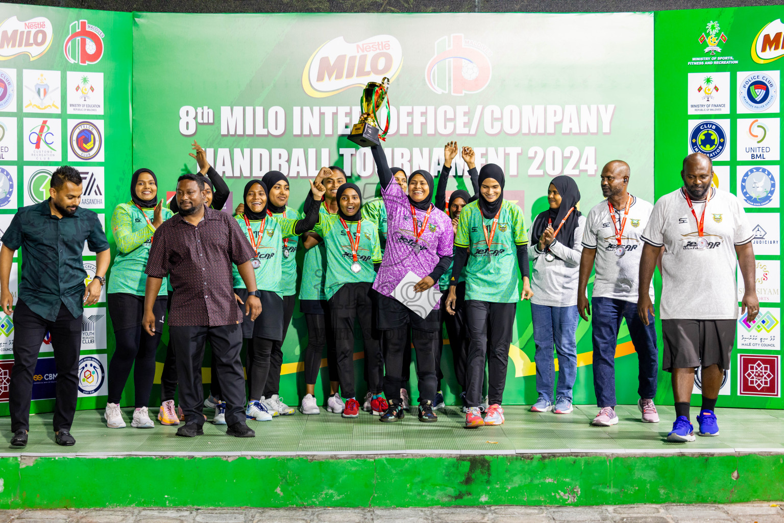 1st Division Final of 8th Inter-Office/Company Handball Tournament 2024, held in Handball ground, Male', Maldives on Tuesday, 11th September 2024 Photos: Nausham Waheed/ Images.mv