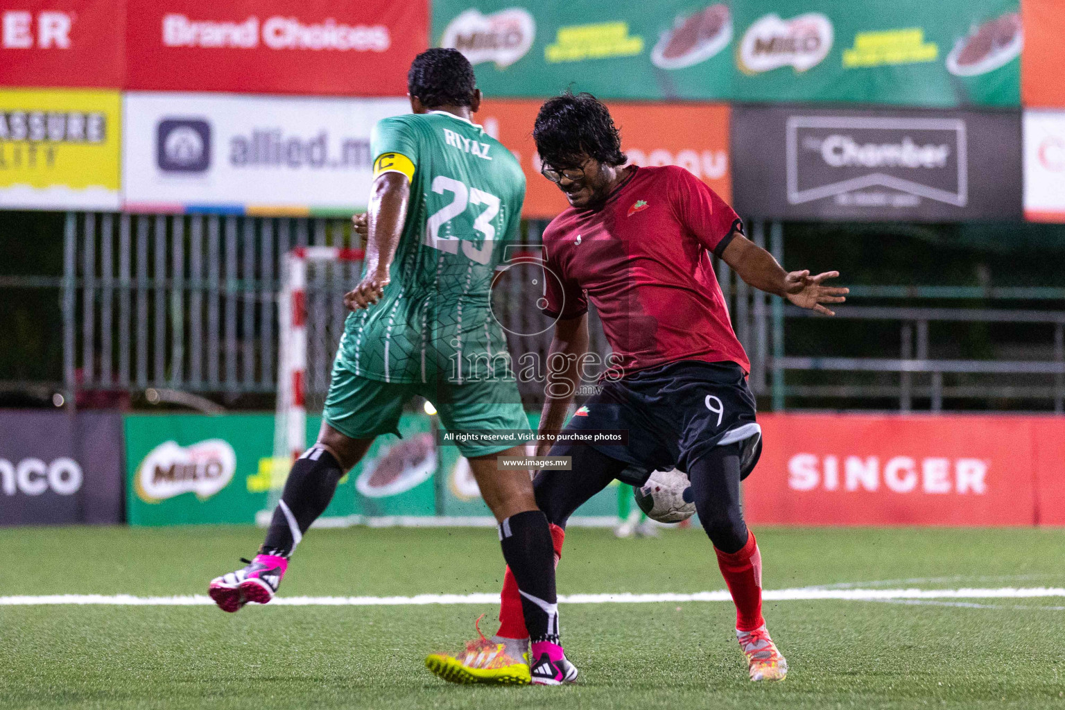 ACC RC vs CLUB MYS in Club Maldives Cup Classic 2023 held in Hulhumale, Maldives, on Tuesday, 01st August 2023 Photos: Ismail Thoriq / images.mv