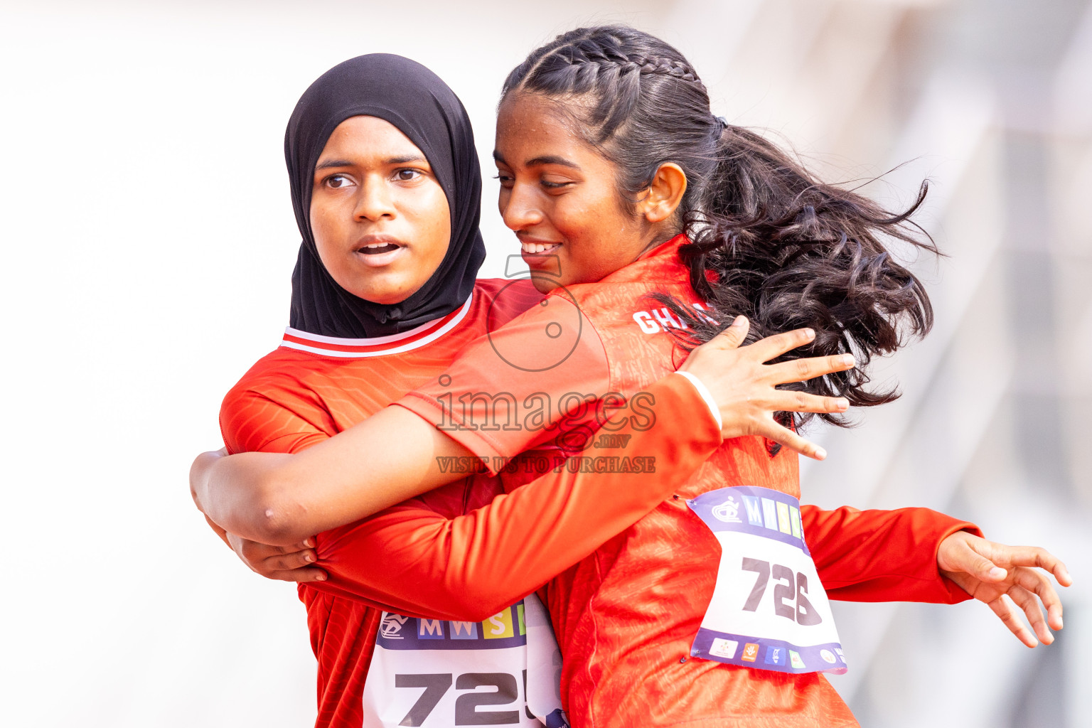 Day 5 of MWSC Interschool Athletics Championships 2024 held in Hulhumale Running Track, Hulhumale, Maldives on Wednesday, 13th November 2024. Photos by: Raif Yoosuf / Images.mv