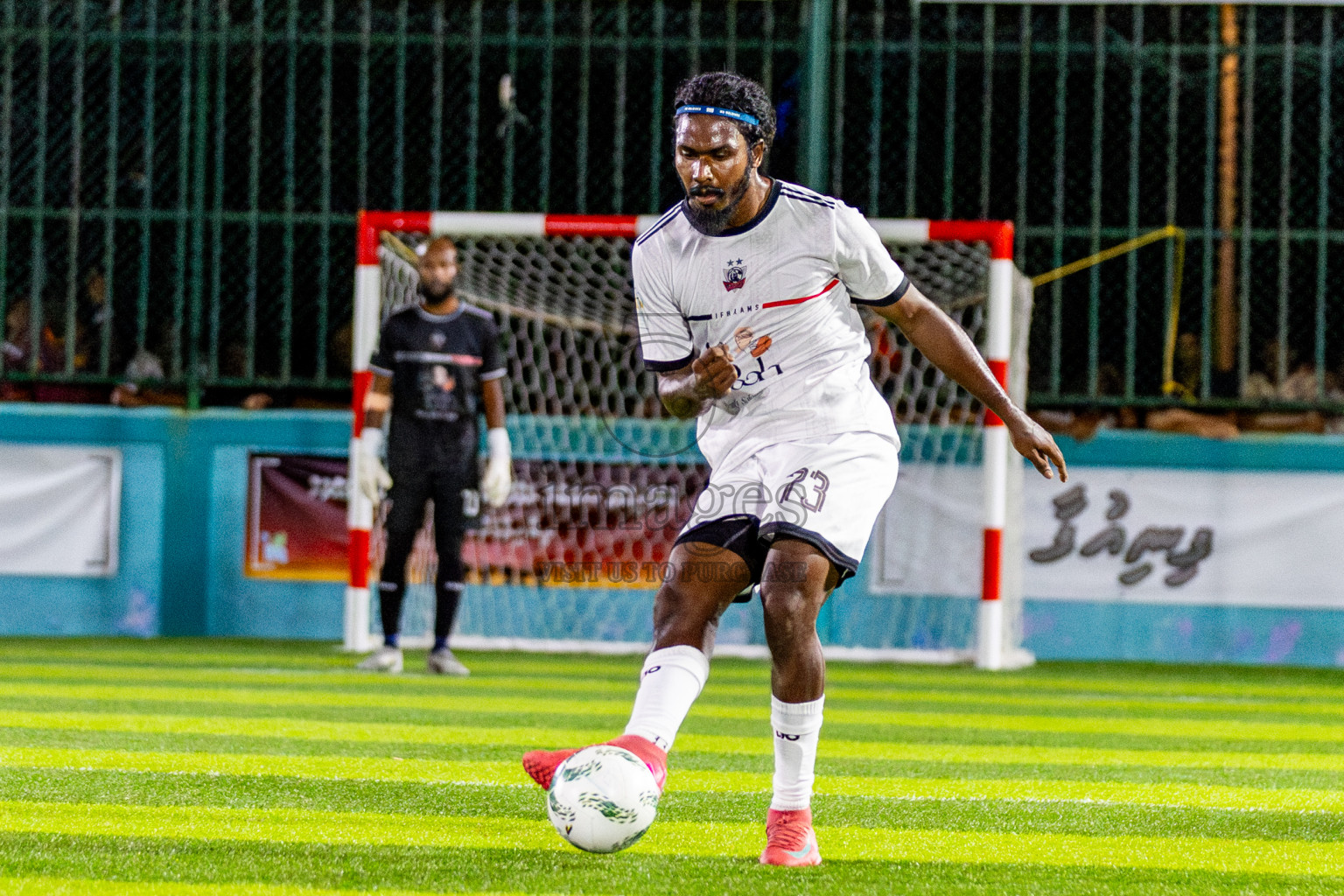 Ifhaams vs Comienzo fc in Semi Finals of Laamehi Dhiggaru Ekuveri Futsal Challenge 2025 was held on Sunday, 27th July 2025, at Dhiggaru Futsal Ground, Dhiggaru, Maldives Photos: Nausham Waheed  / images.mv