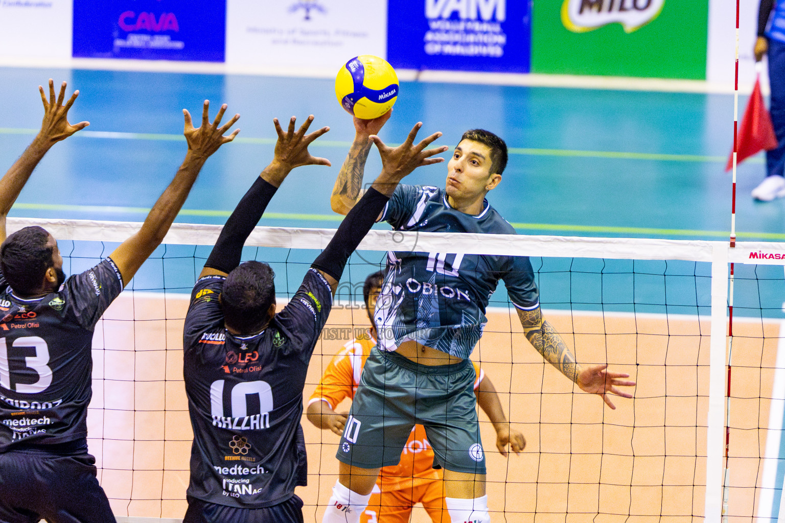 Dhivehi Sifainge Club vs Club HDC in the Final of MILO VAM Cup 2025 held in Male', Maldives on Wednesday, 2nd July 2025 at Social Center Indoor Hall Photos By: Nausham Waheed / images.mv