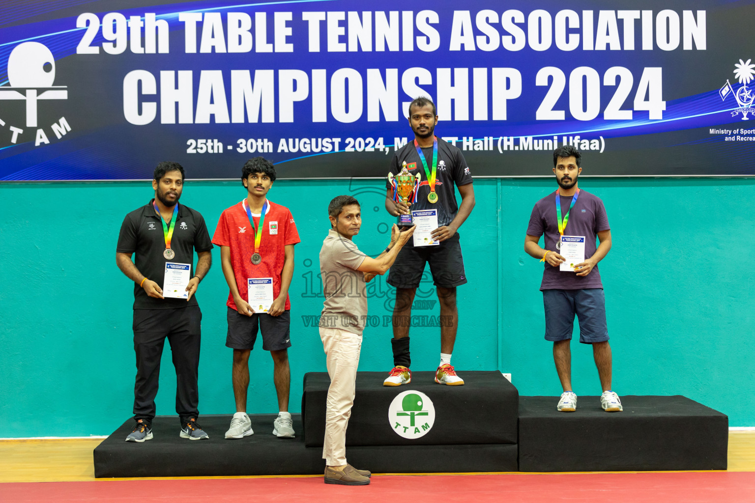 29th Table Tennis Association Championship 2024, 30th August 2024 at Male'TT Hall,Photos by Shuu Abdul Sattar