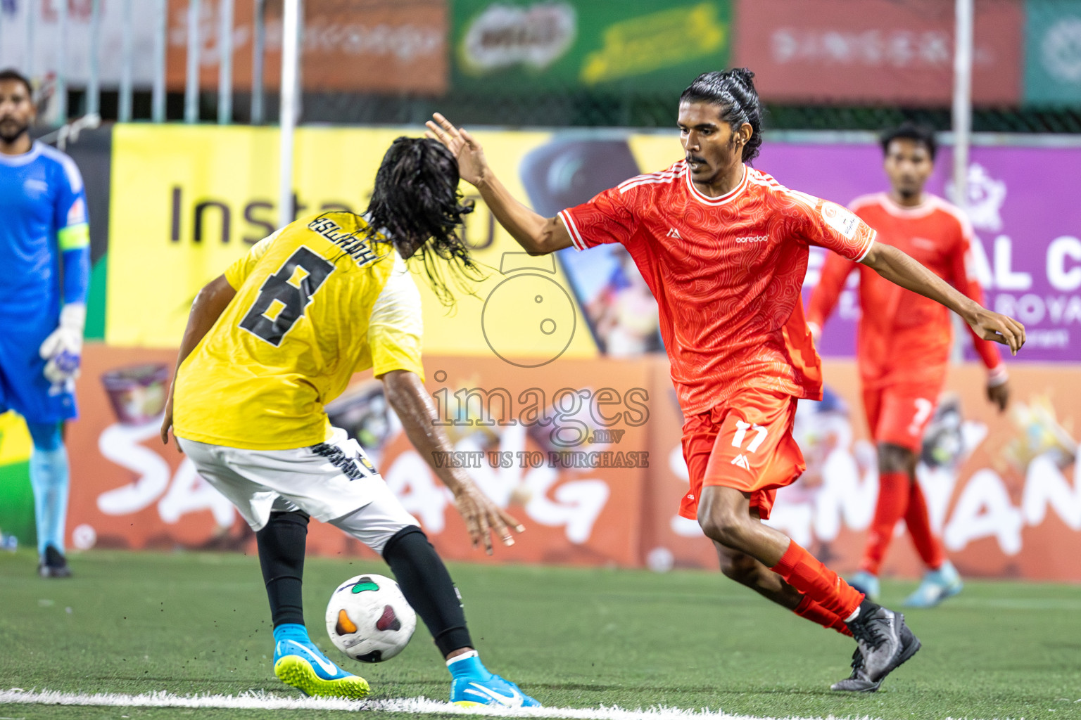 RRC vs Ooredoo Maldives in Club Maldives Cup 2024 held in Rehendi Futsal Ground, Hulhumale', Maldives on Saturday, 28th September 2024. Photos: Ismail Thoriq / images.mv