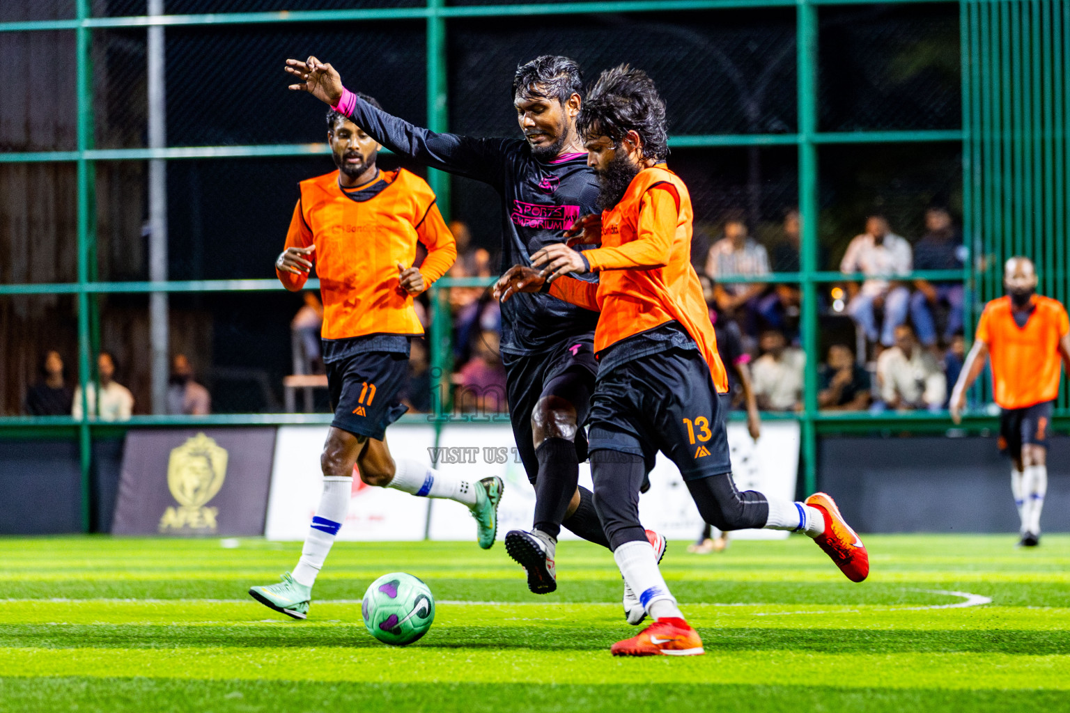 JJ Sports Club vs FC Calms in Semi Finals of BG Futsal Challenge 2024 was held on Tuesday , 2nd April 2024, in Male', Maldives Photos: Nausham Waheed / images.mv