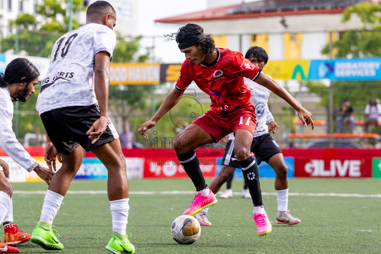 GDh Madaveli vs GDh Faresmaathodaa in Day 12 of Golden Futsal Challenge 2025 was held on Thursday, 16th January 2025, in Hulhumale', Maldives Photos: Nausham Waheed  / images.mv