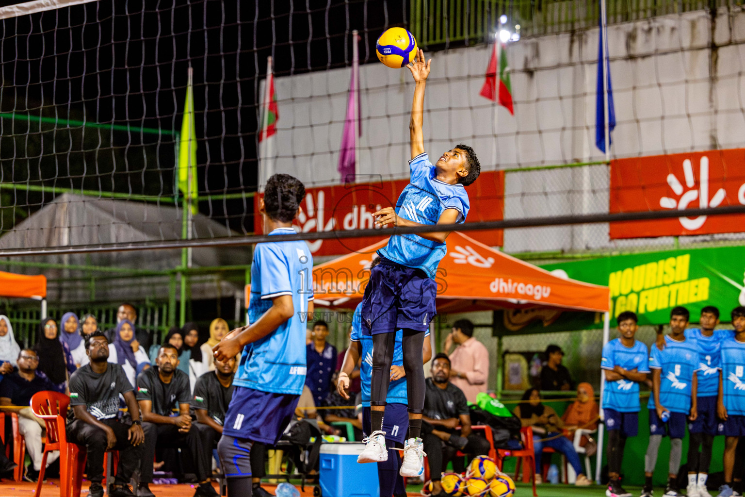 Day 11 of Interschool Volleyball Tournament 2024 was held in Ekuveni Volleyball Court at Male', Maldives on Monday, 2nd December 2024. Photos: Nausham Waheed / images.mv