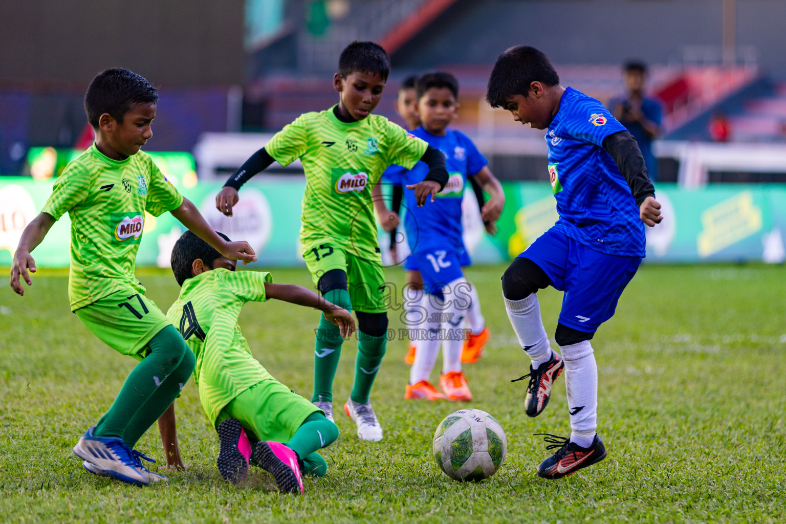 Day 2 of MILO Kids Football Fiesta was held at National Stadium in Male', Maldives on Saturday, 24th February 2024.