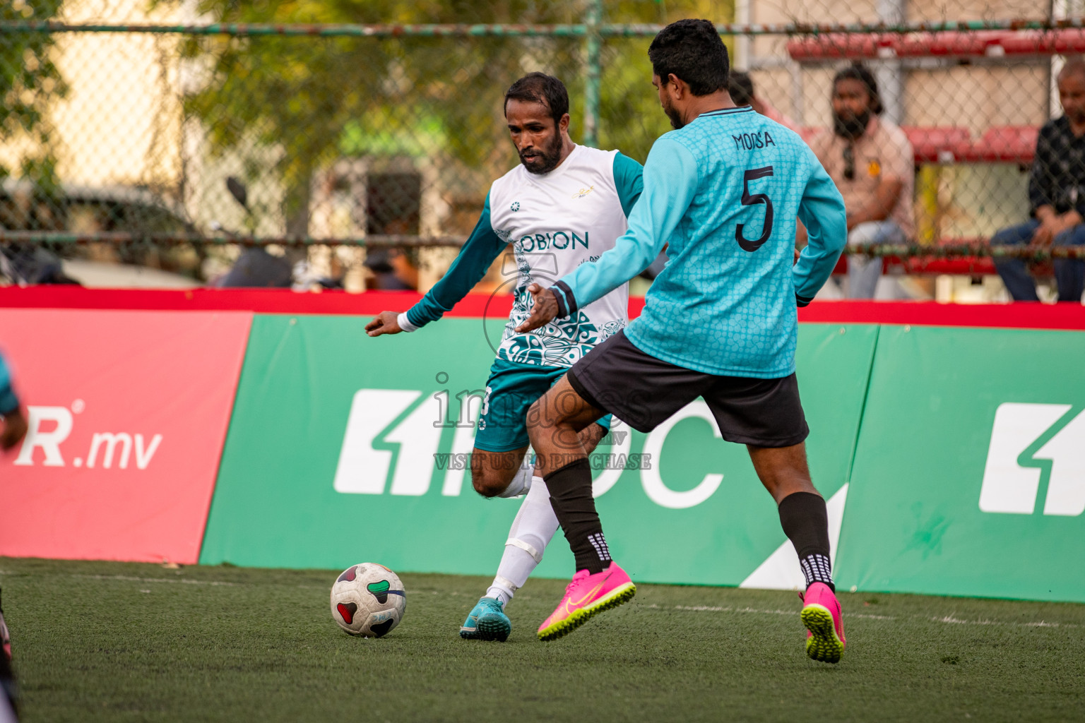 CLUB NDA vs HES CLUB in Club Maldives Classic 2024 held in Rehendi Futsal Ground, Hulhumale', Maldives on Friday, 6th September 2024. 
Photos: Hassan Simah / images.mv