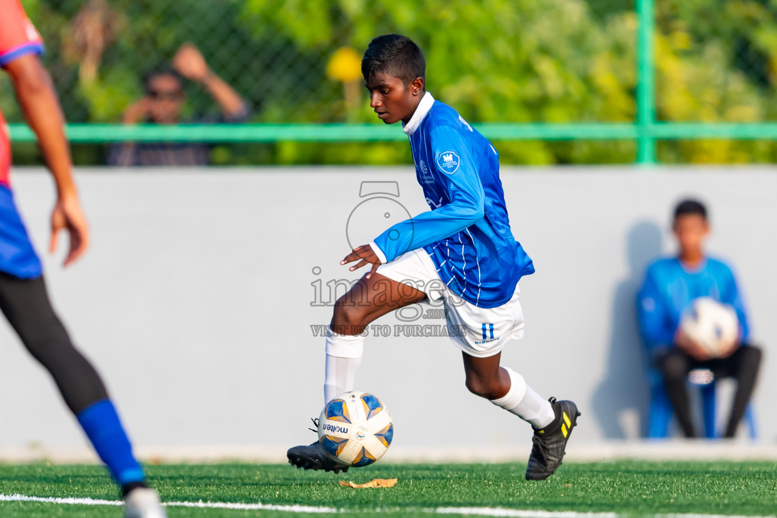 Chester Academy vs Baburu SC from Manadhoo Council Cup 2024 in N Manadhoo Maldives on Tuesday, 20th February 2023. Photos: Nausham Waheed / images.mv