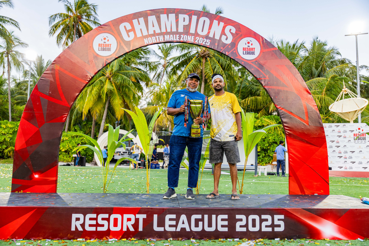 Jumeirah vs Varu in Final of Resort League 2025 (North Male Zone) was held on Saturday, 27th September 2025 in One And Only Reethi Rah Maldives Resort, Photos: Areef Adam / images.mv
