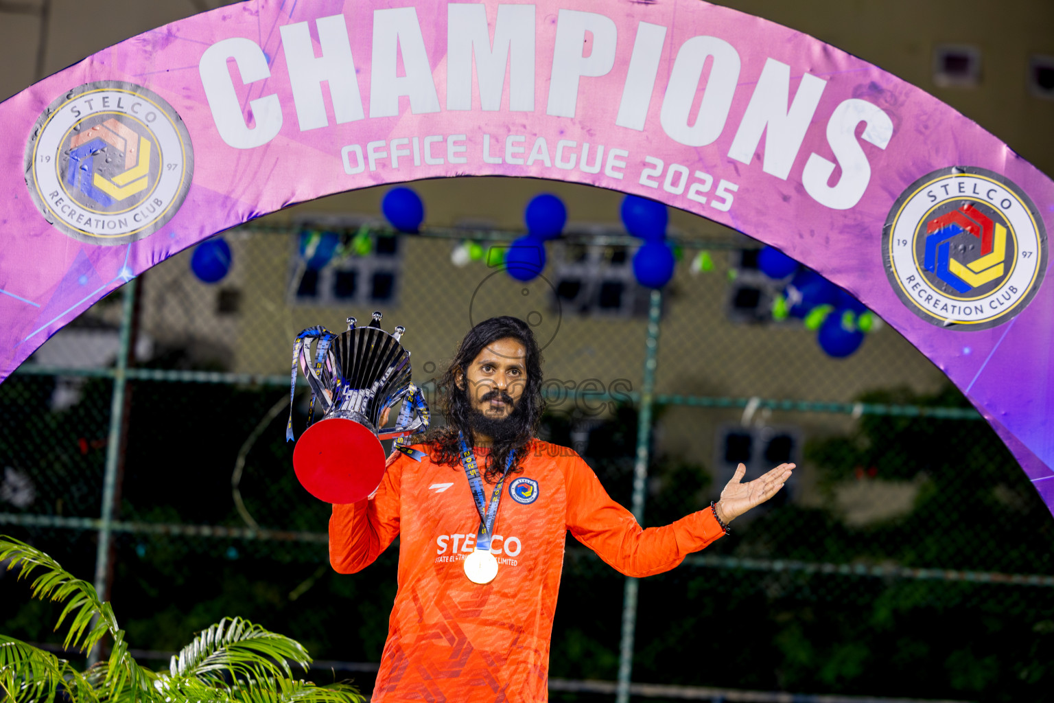 Police Club vs STELCO RC in the Final of Office League 2025 was held on Friday, 9th May 2025 in Hulhumale', Maldives. Photos: Ismail Thoriq / images.mv