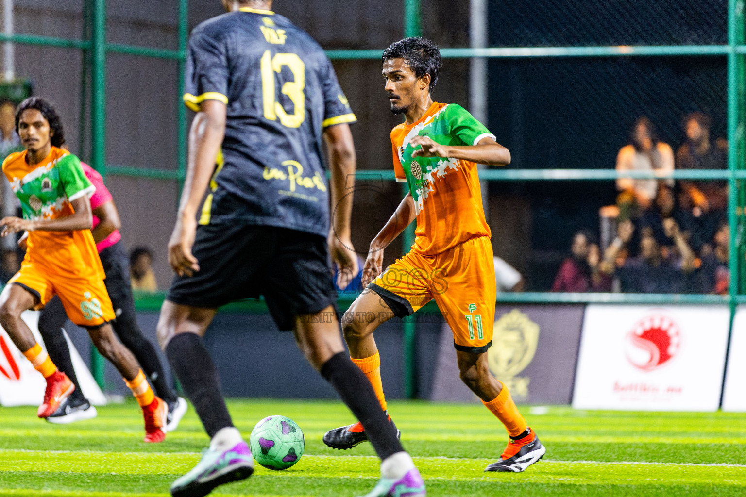 RDL vs UNF in Semi Finals of BG Futsal Challenge 2024 was held on Tuesday , 2nd April 2024, in Male', Maldives Photos: Nausham Waheed / images.mv