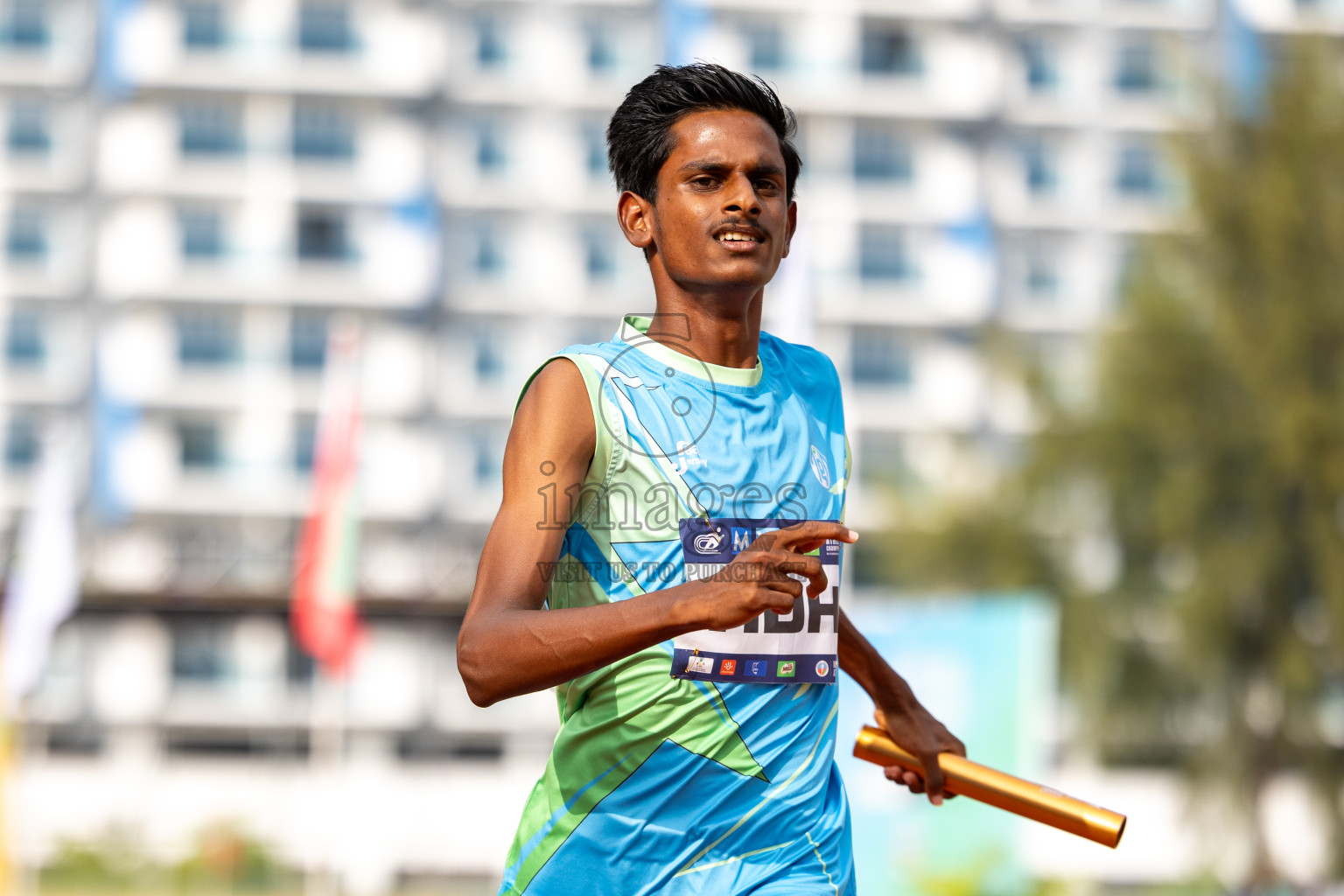 Day 6 of MWSC Interschool Athletics Championships 2024 held in Hulhumale Running Track, Hulhumale, Maldives on Thursday, 14th November 2024. Photos by: Ismail Thoriq / Images.mv