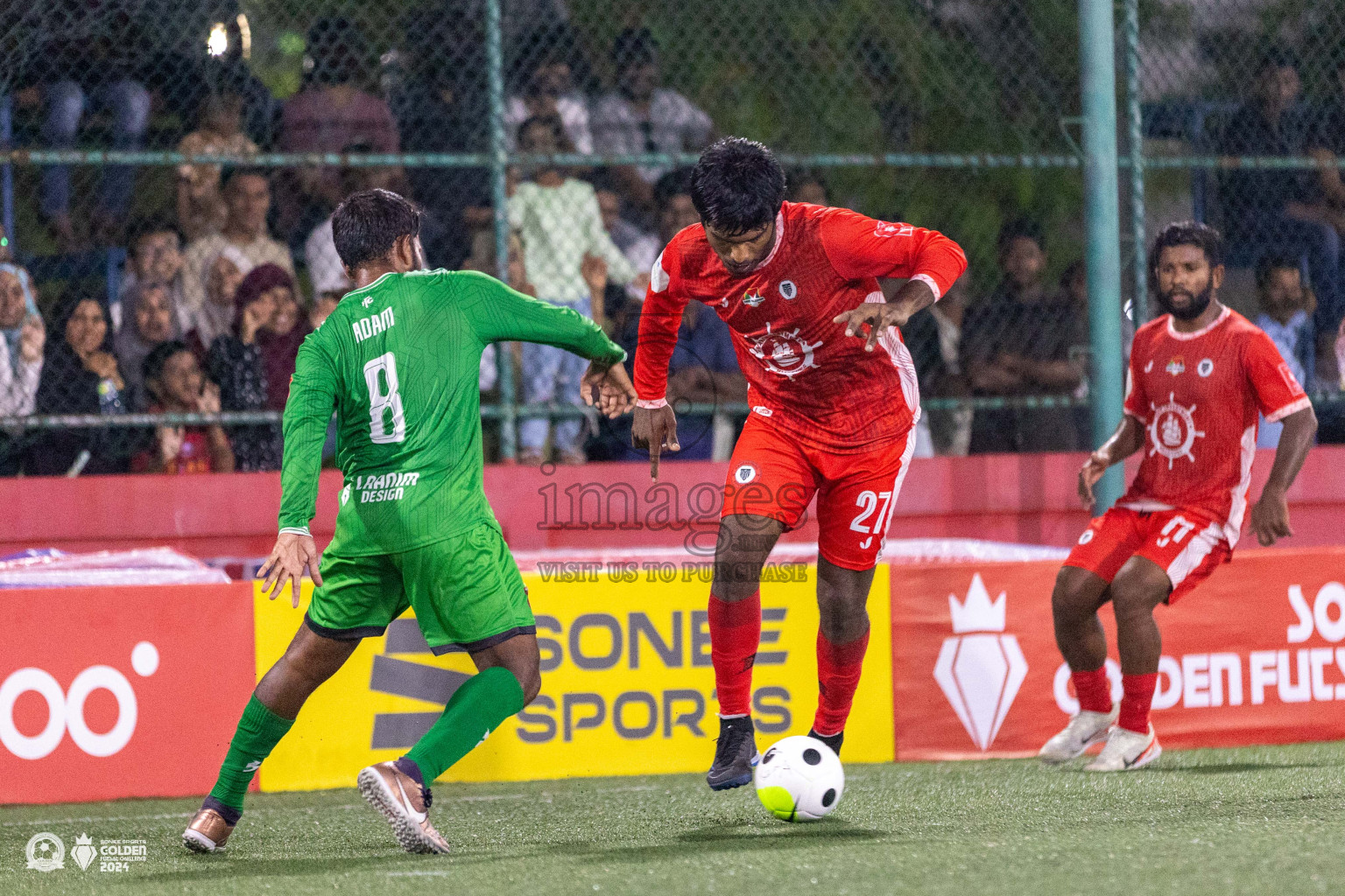 HA Maarandhoo vs HA Filladhoo in Day 1 of Golden Futsal Challenge 2024 was held on Monday, 15th January 2024, in Hulhumale', Maldives Photos: Ismail Thoriq / images.mv