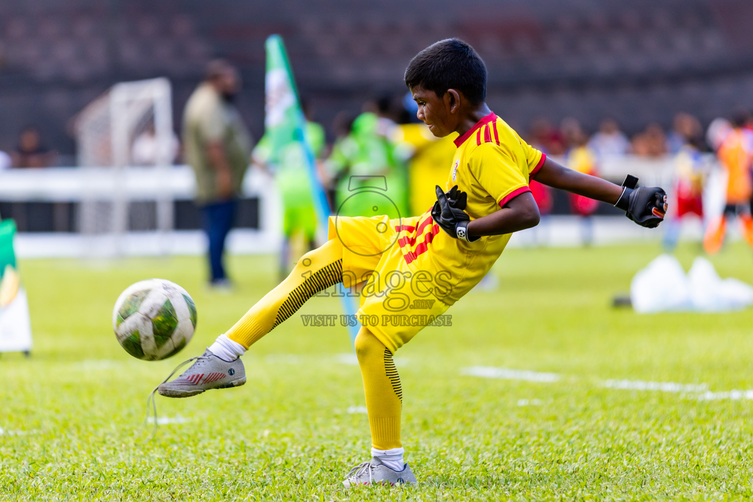 Day 1 of Under 10 MILO Academy Championship 2024 was held at National Stadium in Male', Maldives on Friday, 26th April 2024. Photos: Nausham Waheed / images.mv