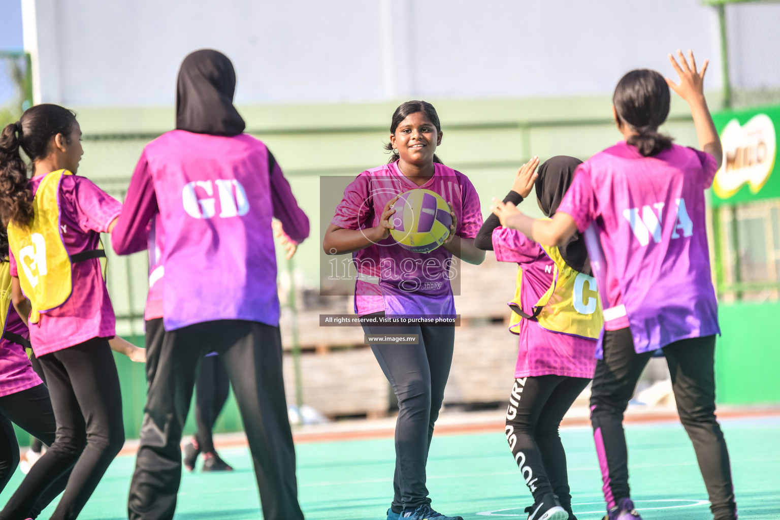 Day 7 of Junior Netball Championship 2022 on 11th March 2022 held in Male', Maldives. Photos by Nausham Waheed