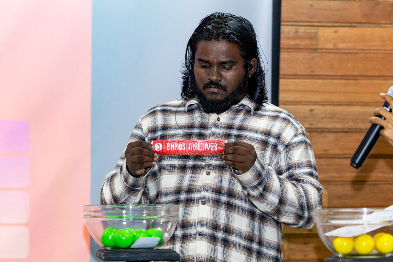 Draw Ceremony of Club Maldives 2024 held in Hulhumale', Maldives on Wednesday, 28th August 2024. Photos: Nausham Waheed / images.mv