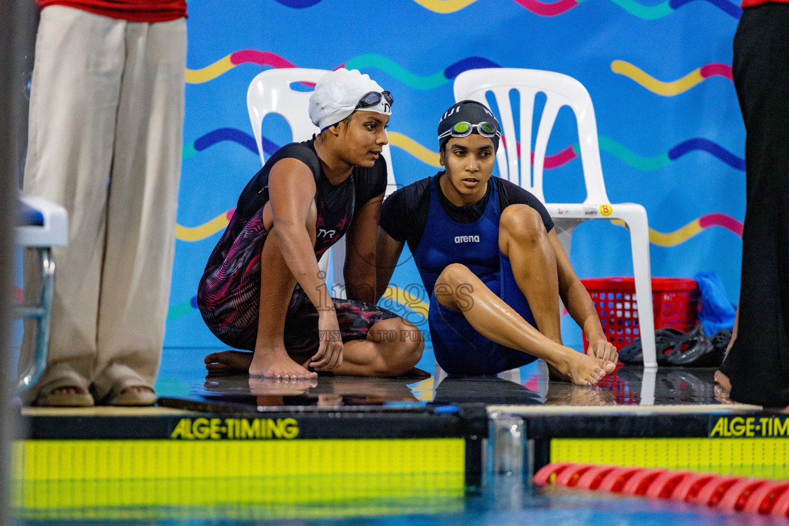 Day 4 of National Swimming Competition 2024 held in Hulhumale', Maldives on Monday, 16th December 2024. 
Photos: Hassan Simah / images.mv