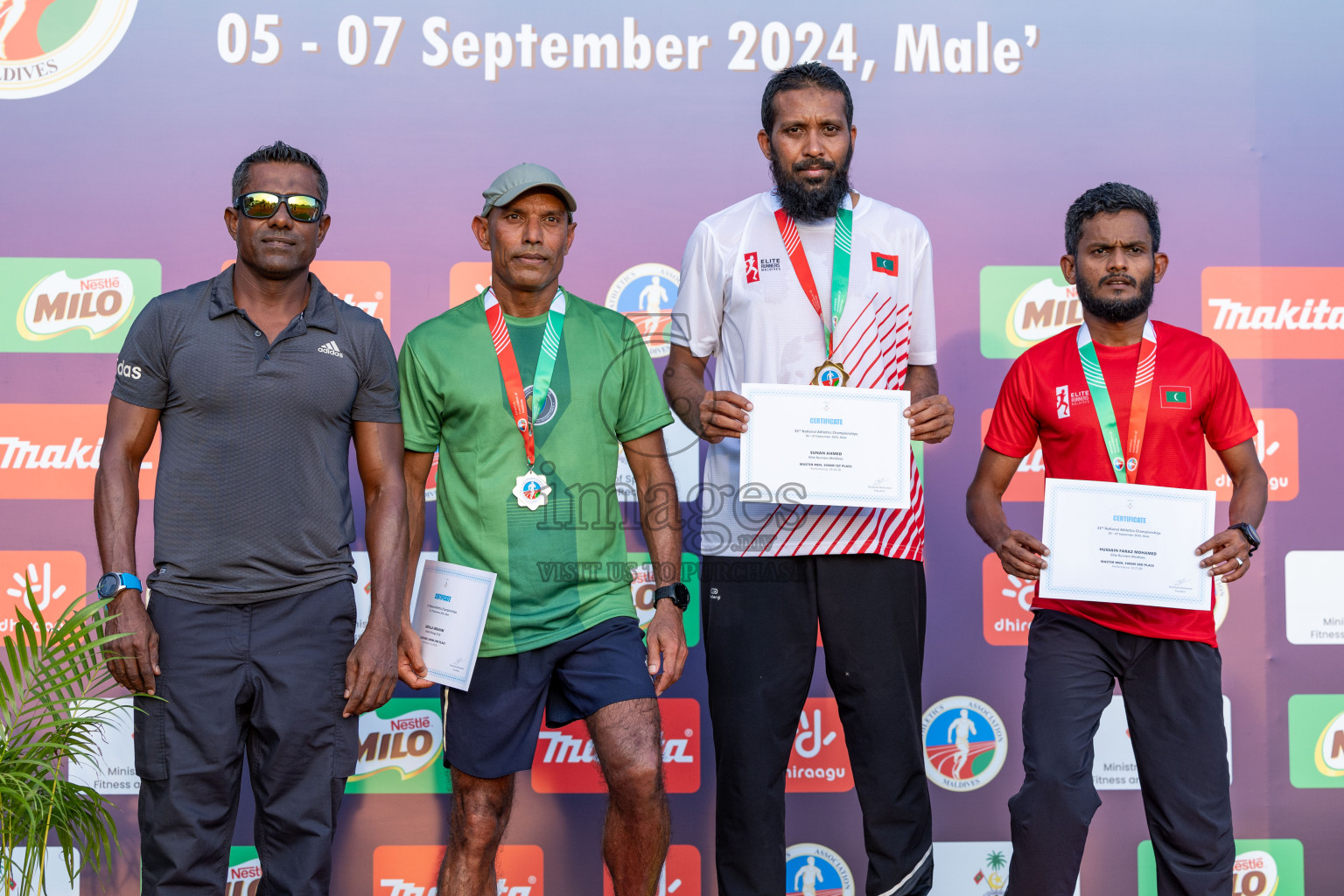 Day 2 of 33rd National Athletics Championship was held in Ekuveni Track at Male', Maldives on Friday, 6th September 2024.
Photos: Ismail Thoriq  / images.mv