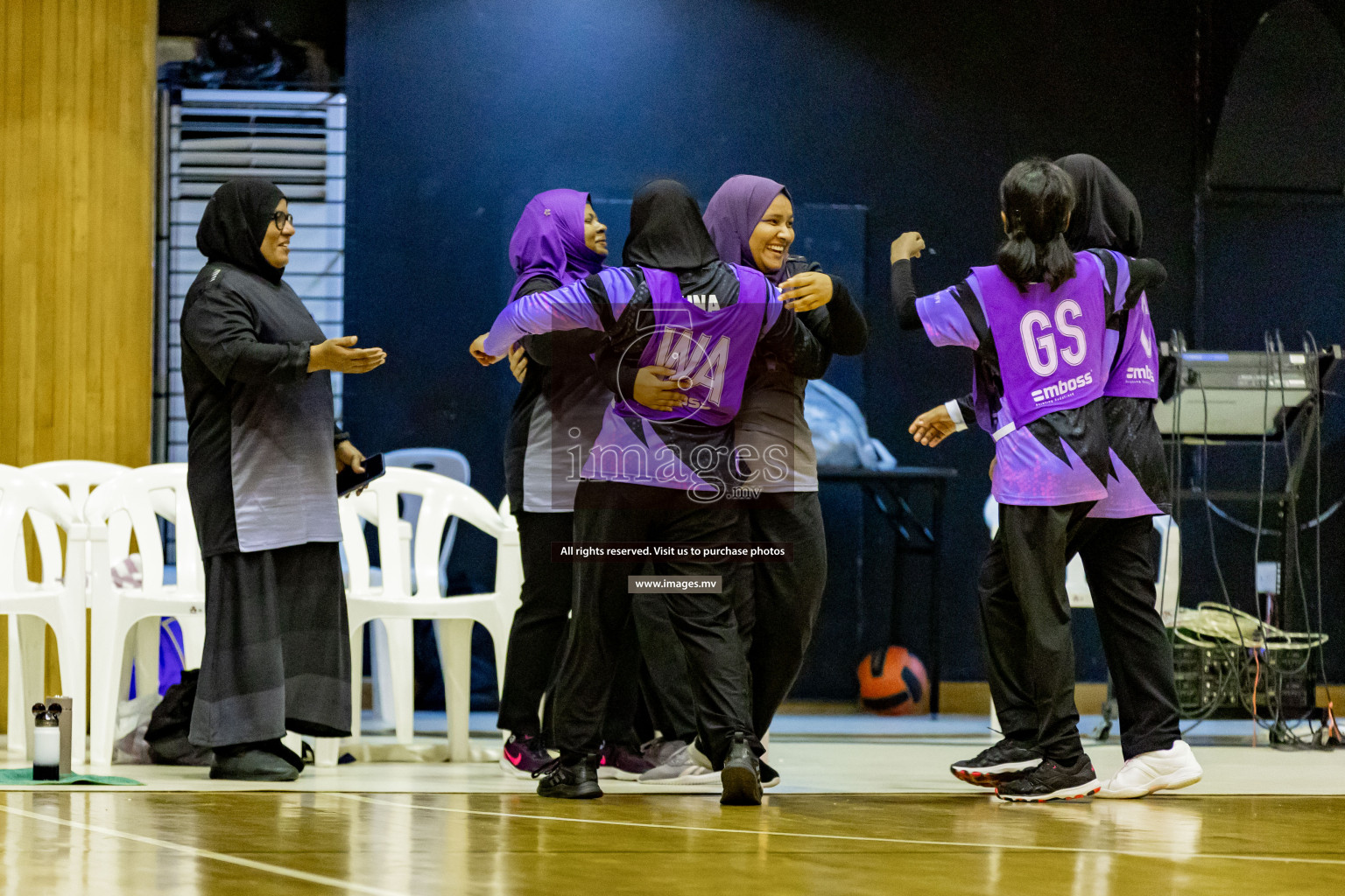 Day 8 of 24th Interschool Netball Tournament 2023 was held in Social Center, Male', Maldives on 3rd November 2023. Photos: Hassan Simah, Nausham Waheed / images.mv