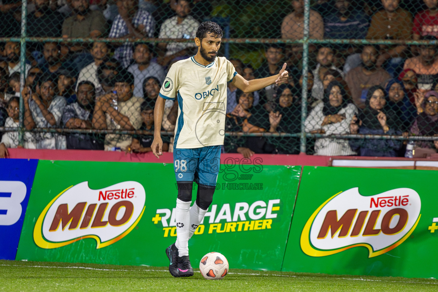 Road Recreation Club vs Team Naivaadhoo in Kings Cup of Club Maldives  2025 was held in Rehendhi Futsal Ground, Hulhumale', Maldives on Saturday, 6th September 2025. Photos: Ismail Thoriq / images.mv