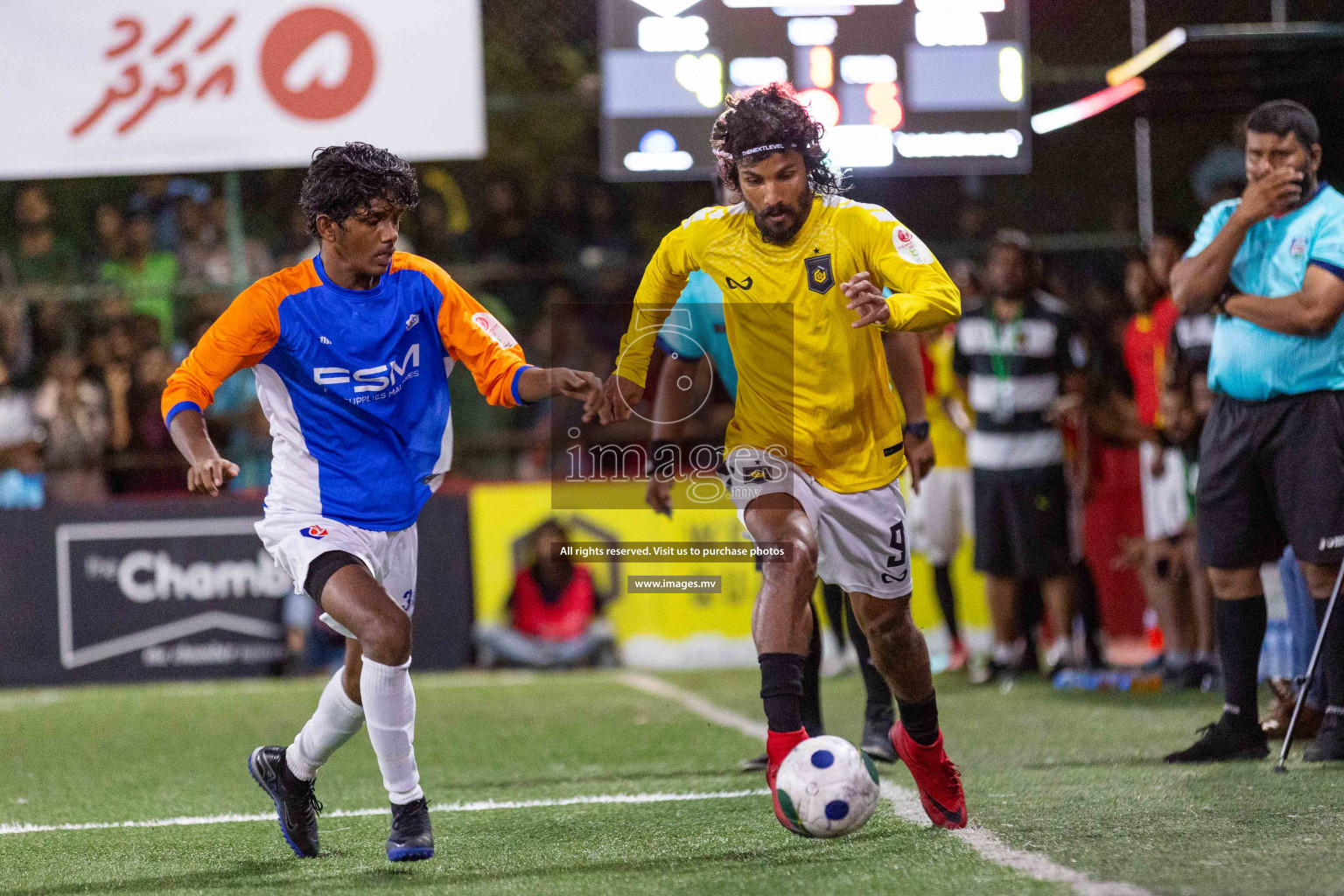 RRC vs Team FSM in Semi Final of Club Maldives Cup 2023 held in Hulhumale, Maldives, on Wednesday, 16th August 2023
Photos: Ismail Thoriq / images.mv