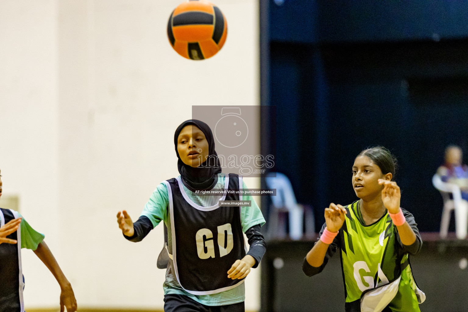 Day 8 of 24th Interschool Netball Tournament 2023 was held in Social Center, Male', Maldives on 3rd November 2023. Photos: Hassan Simah, Nausham Waheed / images.mv