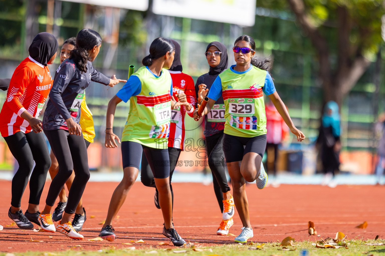 Day 3 of 12th Milo Association Championships was held in Ekuveni Track at Male', Maldives on Saturday, 26th April 2025. Photos: Ismail Thoriq / images.mv
