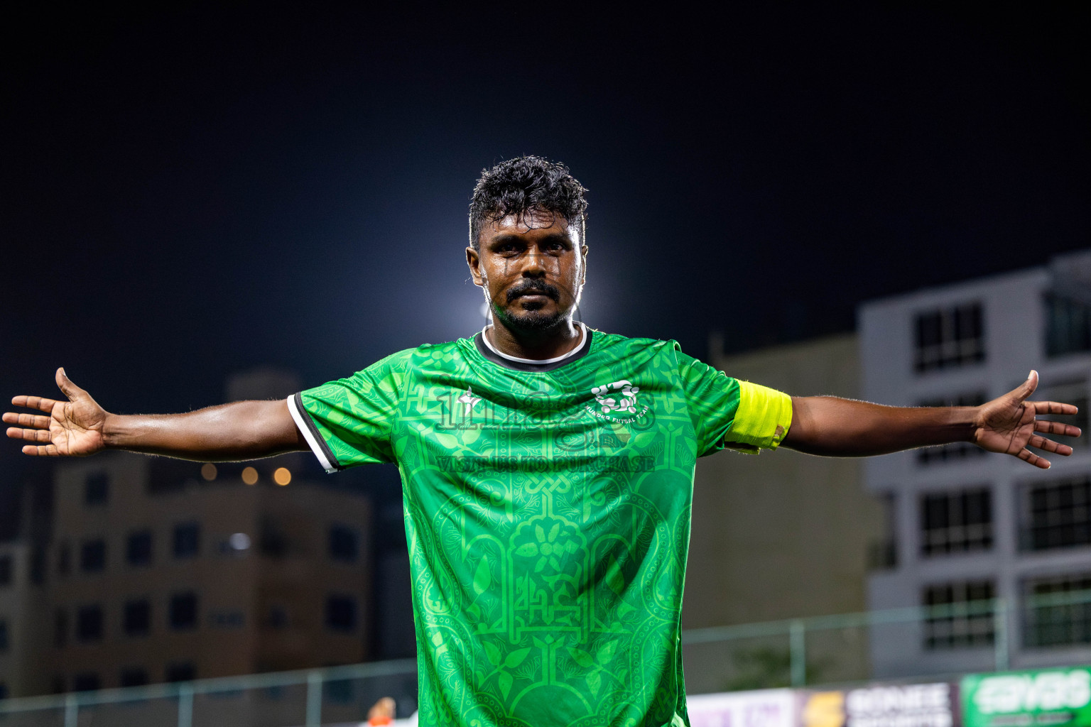 L Mundoo VS L Kalaidhoo in Day 8 of Golden Futsal Challenge 2025 was held on Sunday, 12th January 2025, in Hulhumale', Maldives Photos: Nausham Waheed , Ismail Thoriq / images.mv