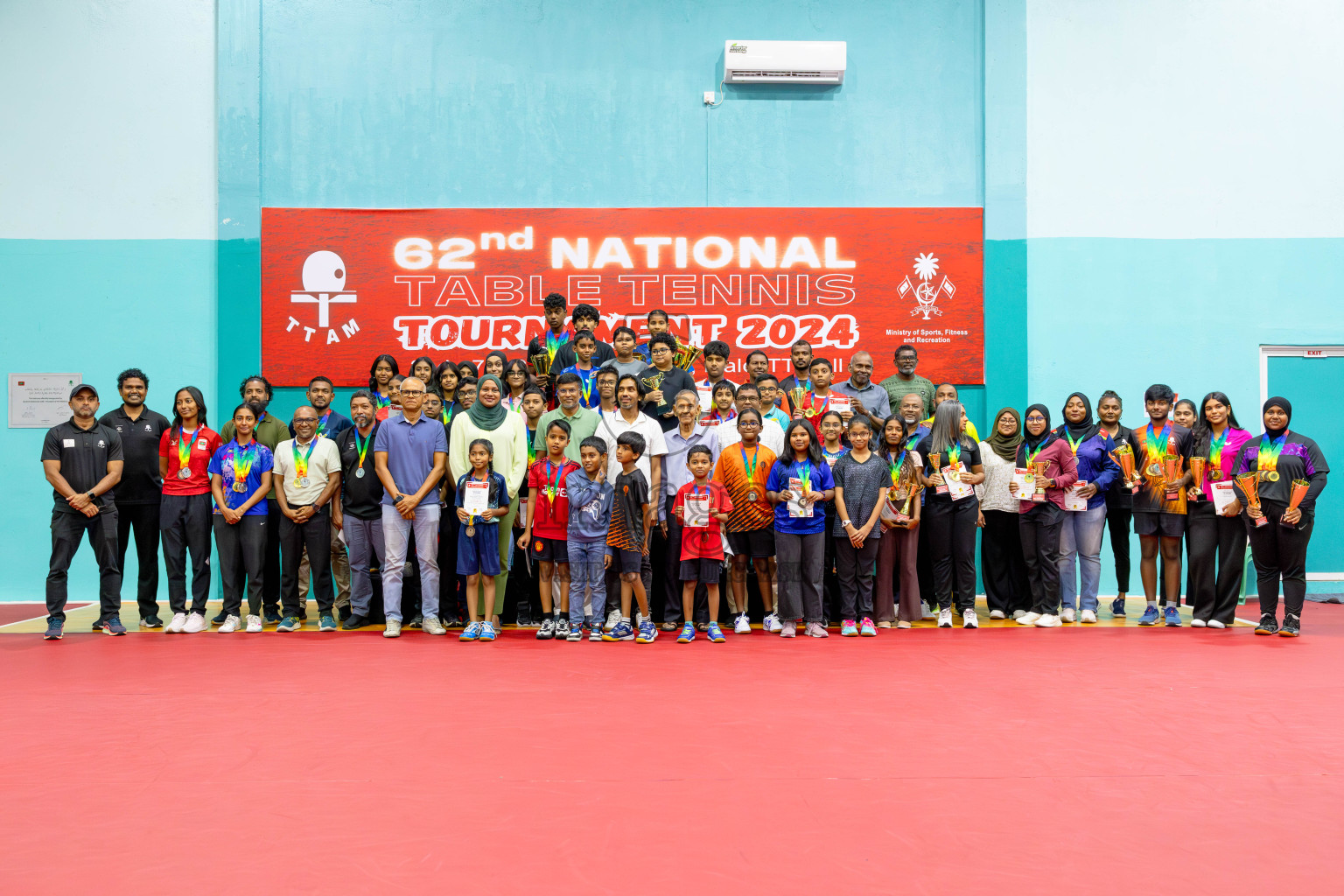 Finals of National Table Tennis Tournament 2024 was held at Male' TT Hall on Friday, 6th September 2024. 
Photos: Abdulla Abeed / images.mv