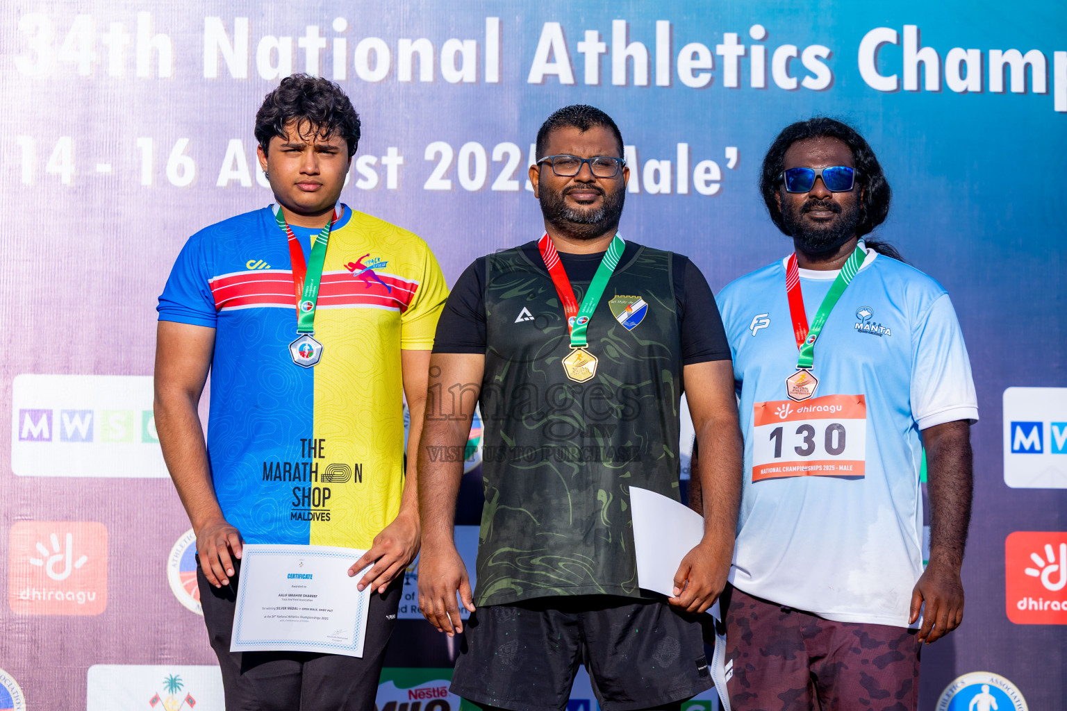 Day 3 of National Athletics Championship 2025 was held at Ekuveni Running Ground in Male', Maldives on Saturday, 16th August 2025. Photos: Nausham Waheed / images.mv