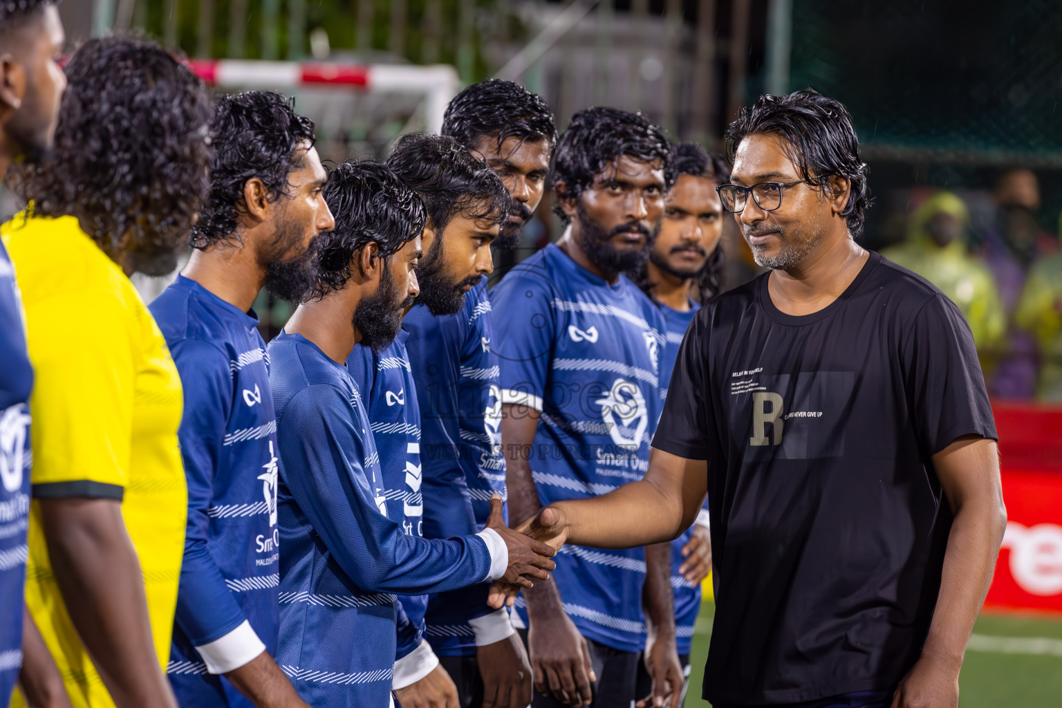 K Gaafaru vs Dhandimgu in Round of 16 on Day 40 of Golden Futsal Challenge 2024 which was held on Tuesday, 27th February 2024, in Hulhumale', Maldives Photos: Ismail Thoriq / images.mv