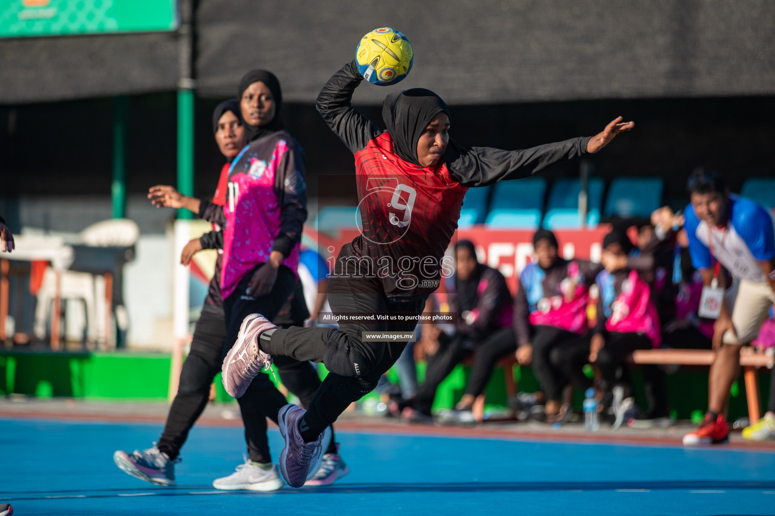 Day 4 of 6th MILO Handball Maldives Championship 2023, held in Handball ground, Male', Maldives on Friday, 23rd May 2023 Photos: Nausham Waheed/ Images.mv