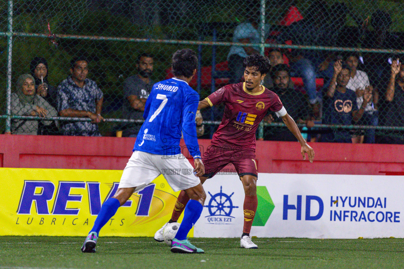 V Keyodhoo vs ADh Mahibadhoo on Day 34 of Golden Futsal Challenge 2024 was held on Monday, 19th February 2024, in Hulhumale', Maldives
Photos: Ismail Thoriq / images.mv