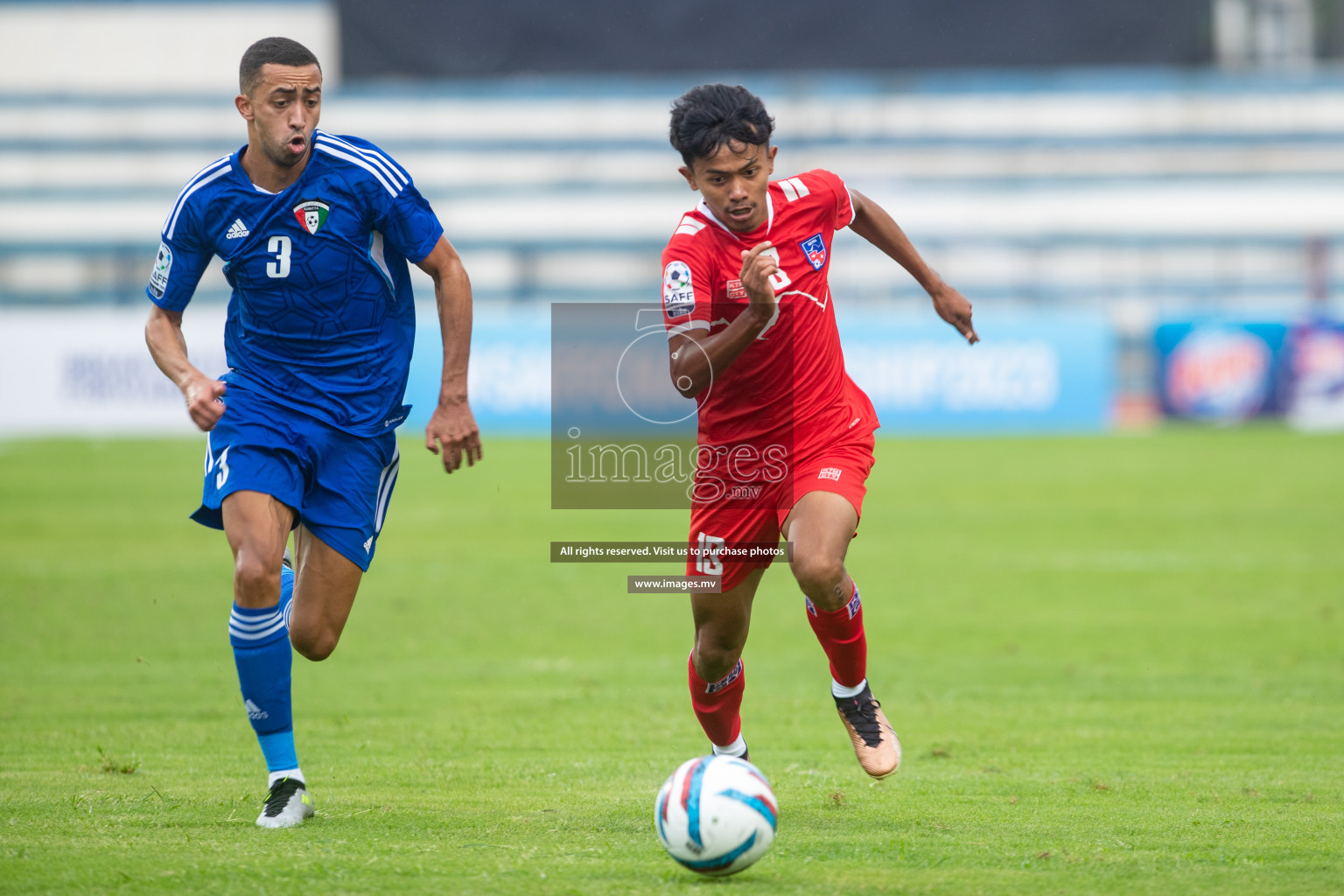 Kuwait vs Nepal in the opening match of SAFF Championship 2023 held in Sree Kanteerava Stadium, Bengaluru, India, on Wednesday, 21st June 2023. Photos: Nausham Waheed / images.mv