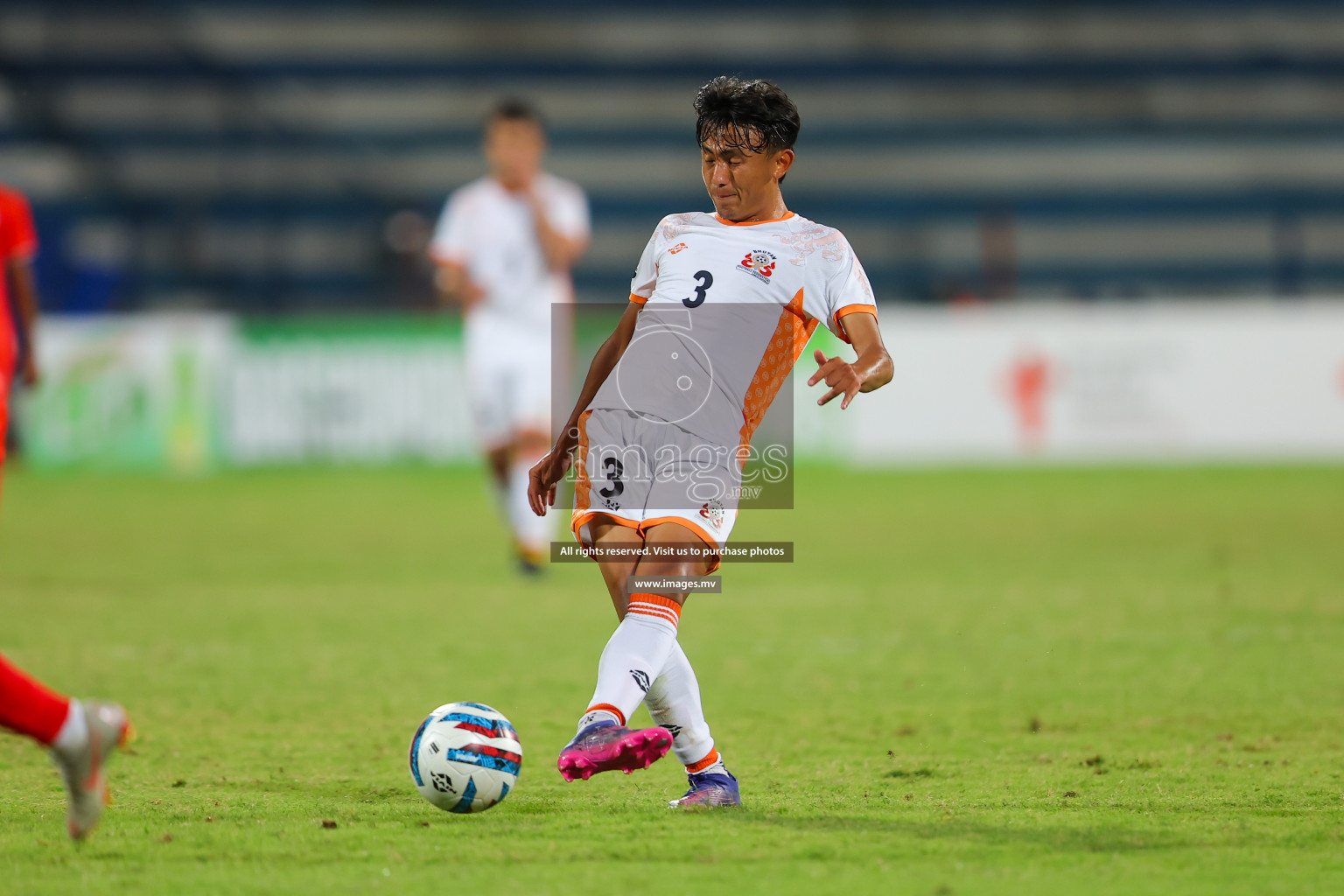 Bhutan vs Bangladesh in SAFF Championship 2023 held in Sree Kanteerava Stadium, Bengaluru, India, on Wednesday, 28th June 2023. Photos: Nausham Waheed, Hassan Simah / images.mv