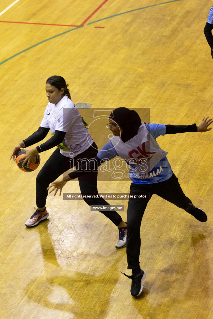 Club Green Streets vs Mahibadhoo in the Milo National Netball Tournament 2022 on 20 July 2022, held in Social Center, Male', Maldives. Photographer: Shuu / Images.mv