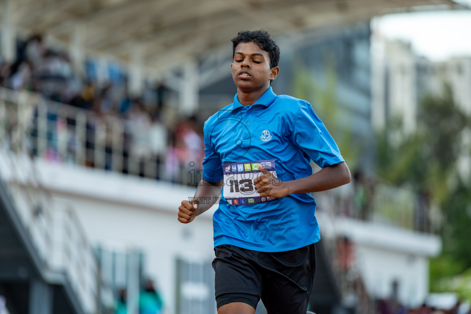 Day 2 of MWSC Interschool Athletics Championships 2024 held in Hulhumale Running Track, Hulhumale, Maldives on Sunday, 10th November 2024. 
Photos by: Hassan Simah / Images.mv