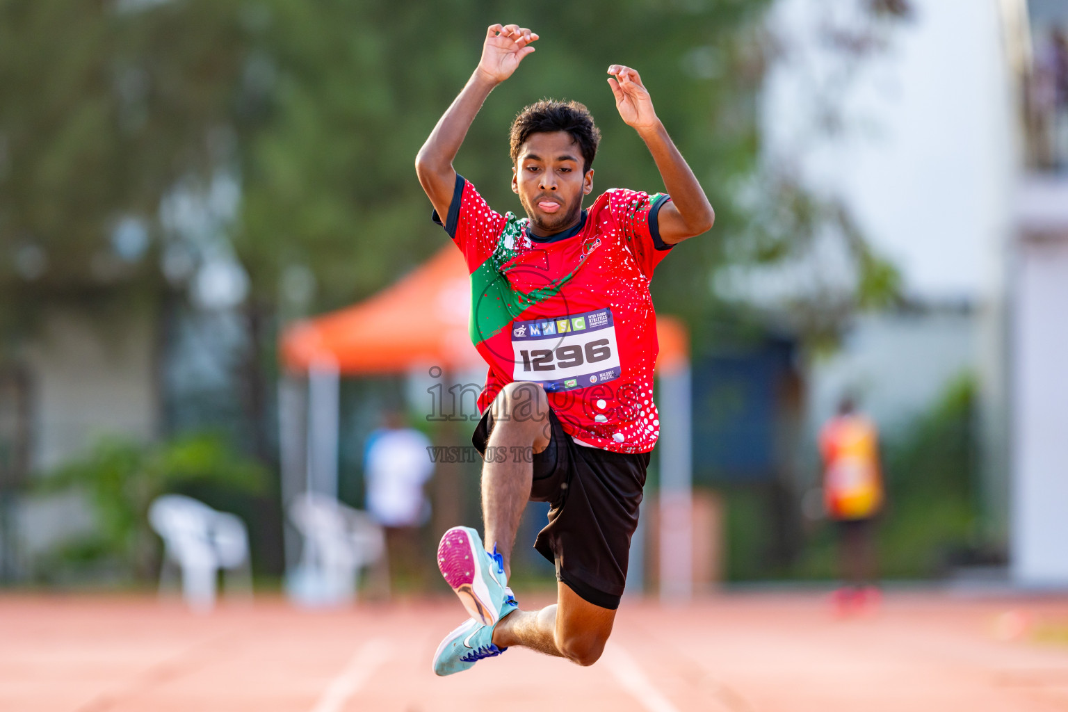 Day 5 of MWSC Interschool Athletics Championships 2024 held in Hulhumale Running Track, Hulhumale, Maldives on Wednesday, 13th November 2024. Photos by: Nausham Waheed / Images.mv