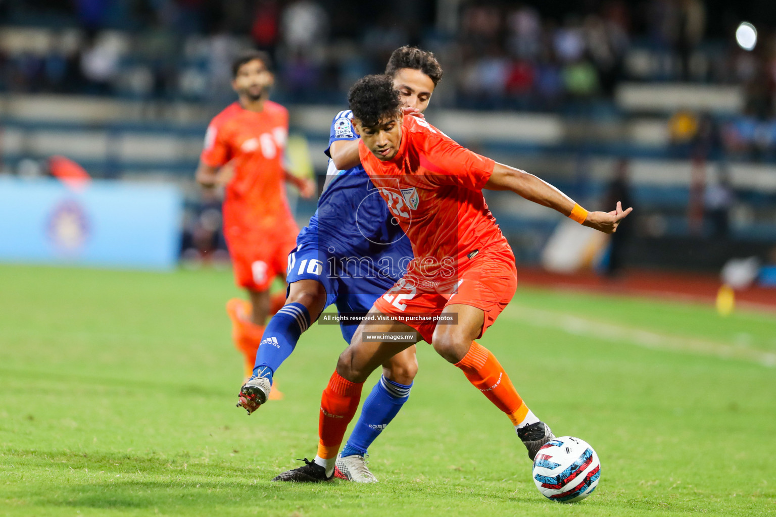 Kuwait vs India in the Final of SAFF Championship 2023 held in Sree Kanteerava Stadium, Bengaluru, India, on Tuesday, 4th July 2023. Photos: Hassan Simah / images.mv