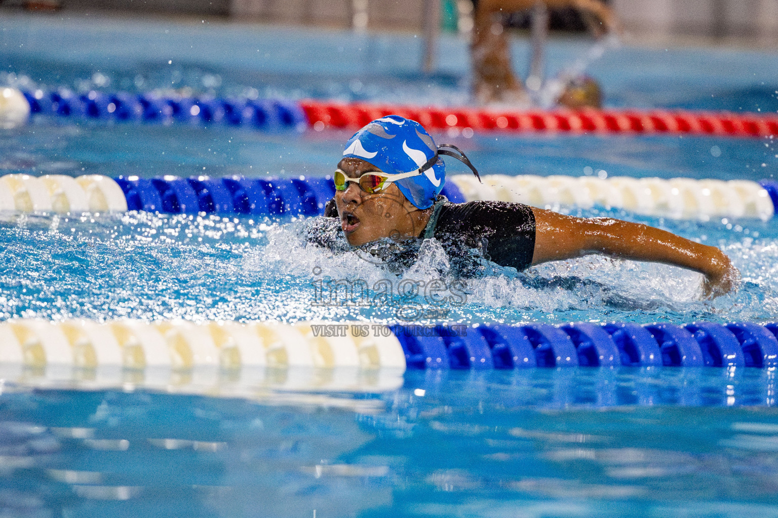 Day 4 of National Swimming Championship 2024 held in Hulhumale', Maldives on Monday, 16th December 2024. Photos: Hassan Simah / images.mv