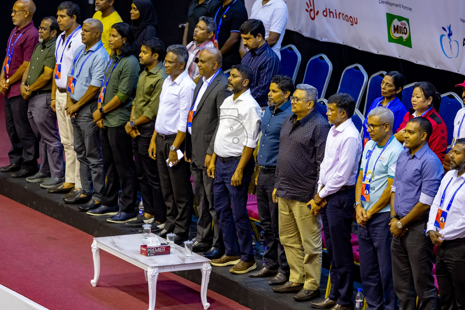 Nepal vs Sri Lanka in Day 1 of CAVA U20 Woman's Volleyball Championship 2024 was held in Social Center, Male', Maldives on 18th July 2024. Photos: Nausham Waheed / images.mv