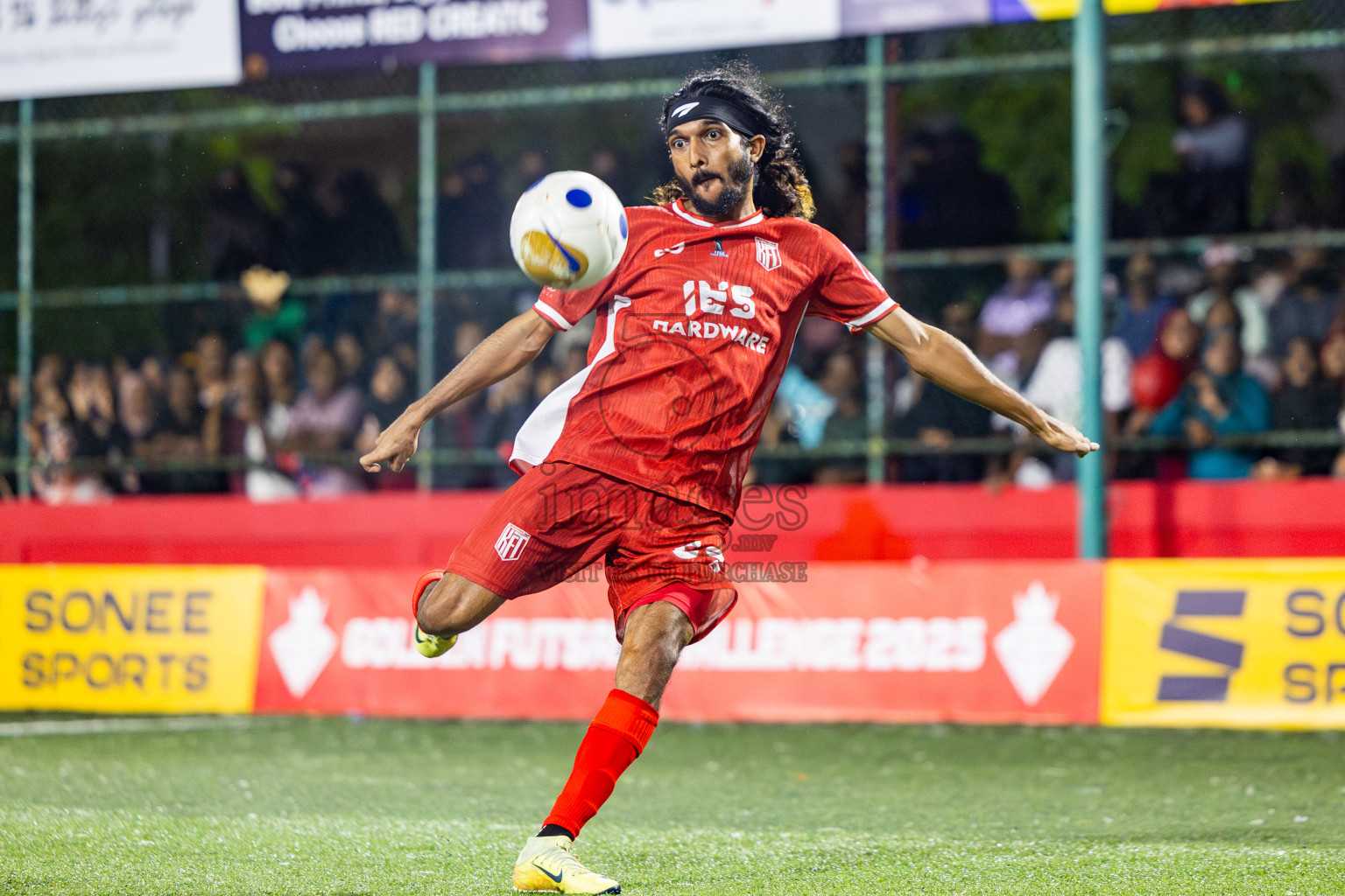HA Vashafaru VS HA Kelaa in Atoll Round Semi-Final on Day 23 of Golden Futsal Challenge 2025 was held on Monday , 27th January 2025, in Hulhumale', Maldives. Photos: Nausham Waheed / images.mv