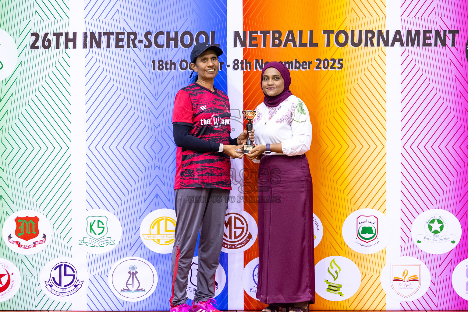 Finals of 26th Inter-School Netball Tournament 2025 was held in Social Center Indoor Hall on Saturday, 8th November 2025. Photos: Mohamed Mahfooz Moosa / images.mv