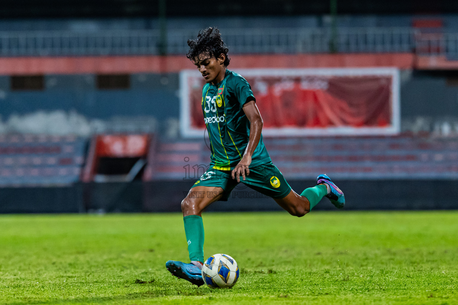 Maziya Sports & Recreation vs TC Sports Club in Dhivehi Premier League 2025/26 held in National Football Stadium, Male', Maldives on Wednesday, 24th September 2025. Photos: Areef Adam / Images.mv