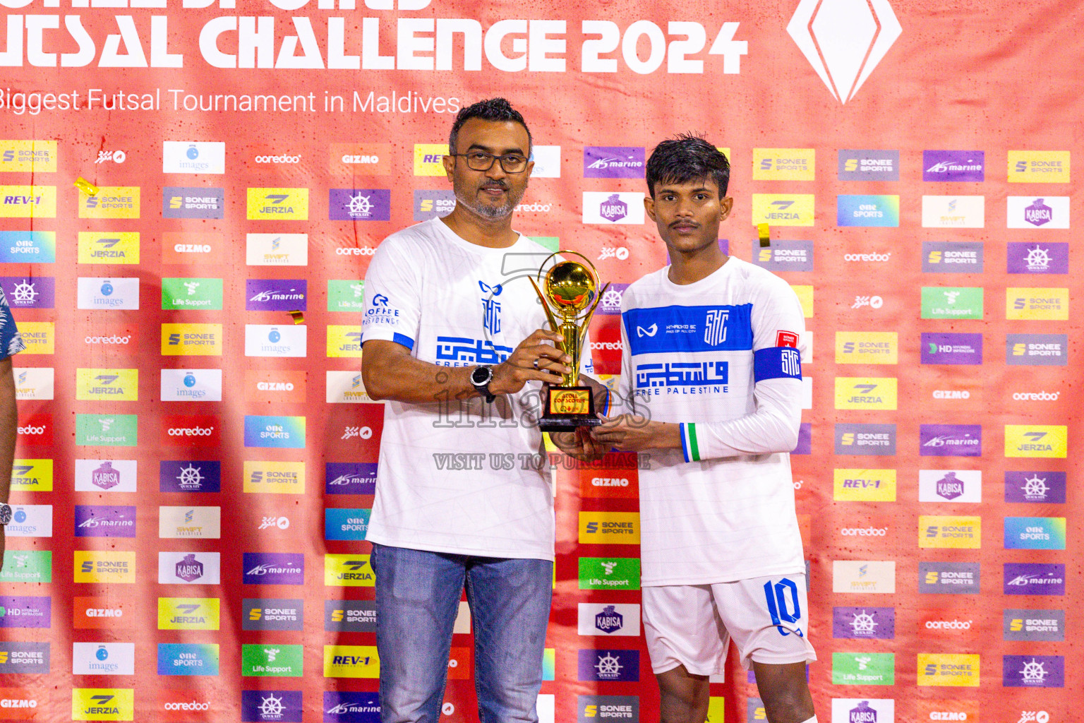 S Feydhoo vs S Hithadhoo in Day 26 of Golden Futsal Challenge 2024 was held on Friday , 9th February 2024 in Hulhumale', Maldives
Photos: Ismail Thoriq / images.mv