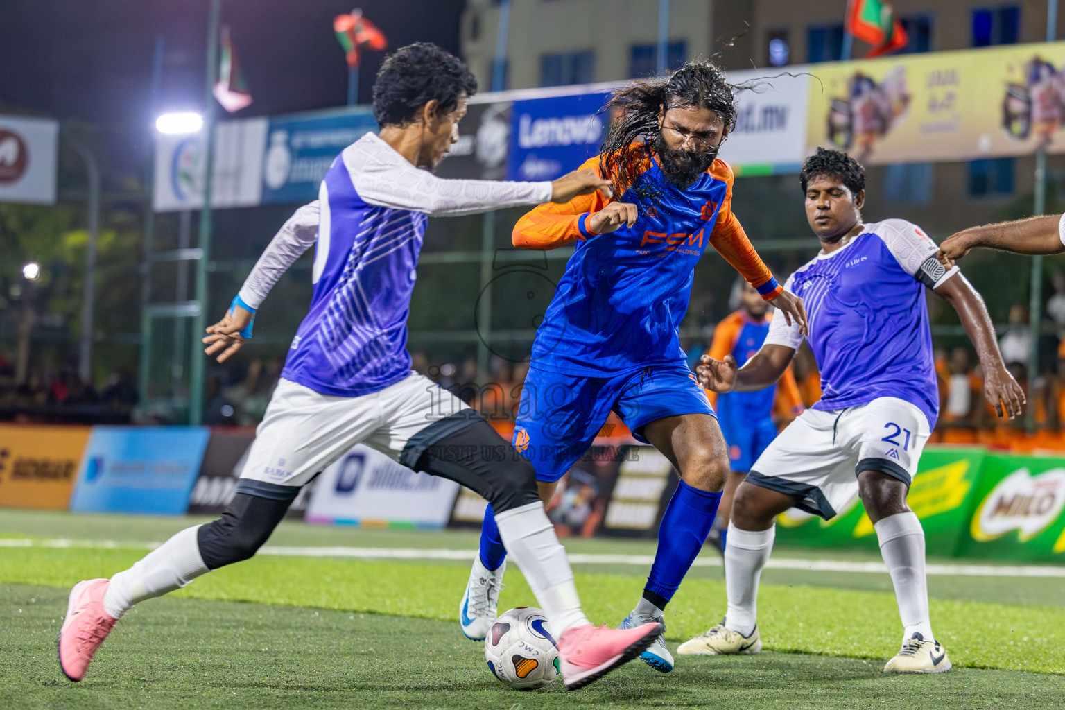 Team FSM vs Baros Maldives in Club Maldives Cup 2024 held in Rehendi Futsal Ground, Hulhumale', Maldives on Friday, 27th September 2024. 
Photos: Shuu Abdul Sattar / images.mv