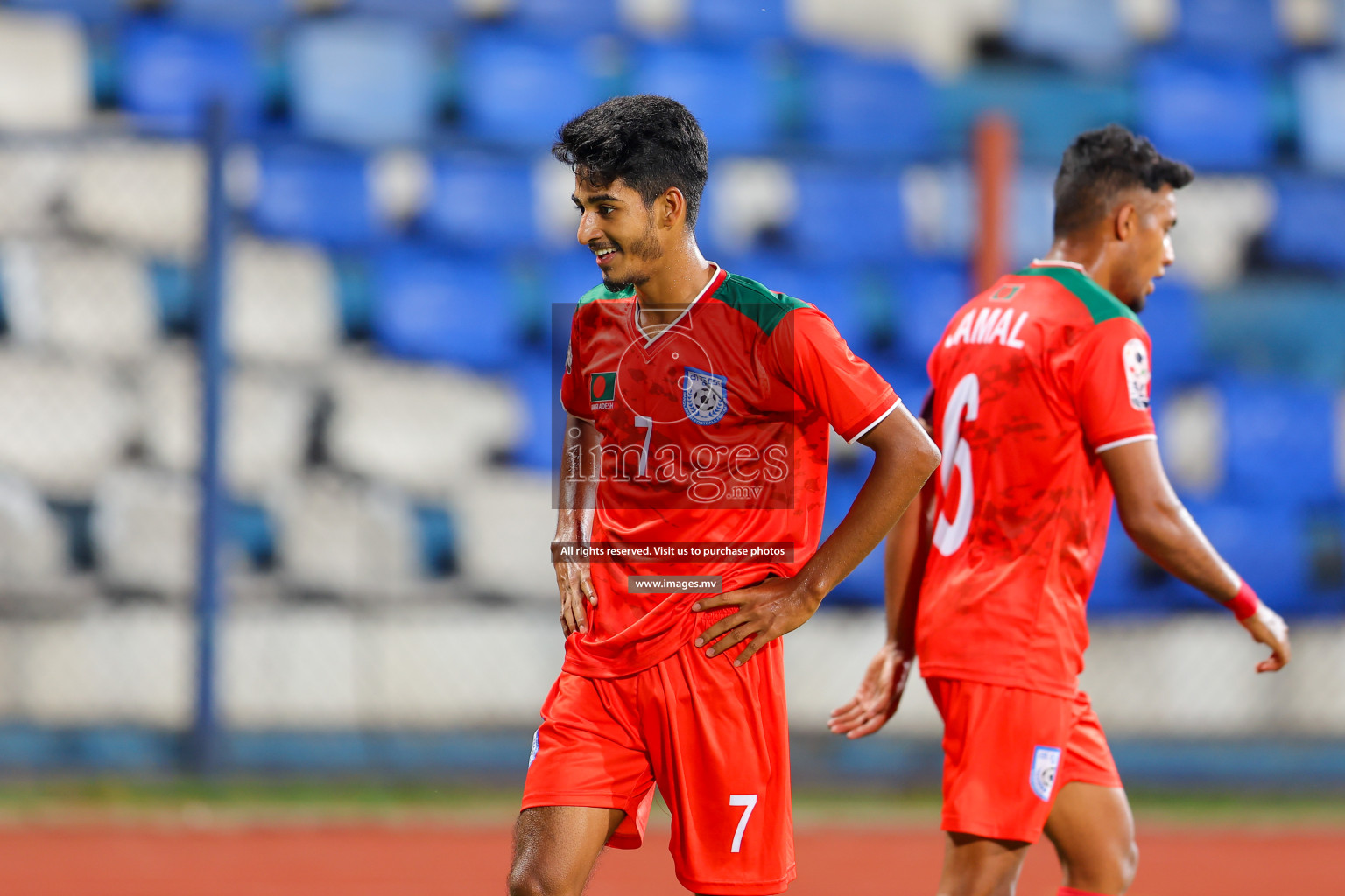 Bhutan vs Bangladesh in SAFF Championship 2023 held in Sree Kanteerava Stadium, Bengaluru, India, on Wednesday, 28th June 2023. Photos: Nausham Waheed, Hassan Simah / images.mv